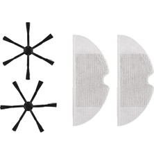 Mija Xiaomi Vacuum Mop 2c (XMSTJQR2C / STYTJ03ZHM) Siyah 2 Yan Fırça 2 Mop Bezi