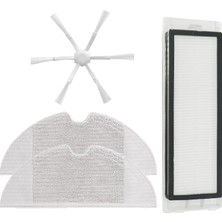 Mija Xiaomi Vacuum Mop 2c (XMSTJQR2C / STYTJ03ZHM) Beyaz Yan Fırça - Filtre - Mop Bezi