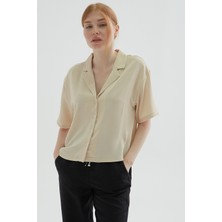 Fashion Friends 24Y0621K1 Kadın Kısa Kollu Gömlek