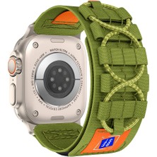 EZSP Watch Ultra 49MM Uyumlu Ezsp Krd-99 Hasır Kordon-Turuncu