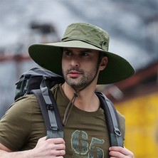 Rupen Kraft Ultra Geniş Terekli Tam Güneş Korumalı Profesyonel Kamp Şapkası Outdoor Şapka