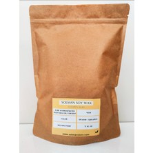 Solman %100 Natural Soy Wax Pul Şeklinde Flake Vegan Organik Soya Wax Doğal Kokulu Mum Yapma Malzemesi 5 kg