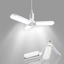 Çokan 3 Kanatlı Pervane LED Ampul 45 Watt Beyaz Işık Aydınlatma Lambası