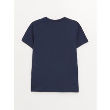 Lc Waikiki Lcw Kids Bisiklet Yaka Baskılı Kısa Kollu Erkek Çocuk Pijama Takımı