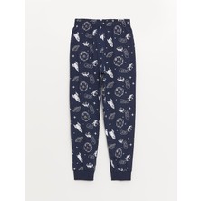 Lc Waikiki Lcw Kids Bisiklet Yaka Baskılı Kısa Kollu Erkek Çocuk Pijama Takımı