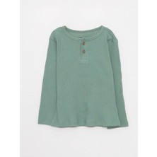 Lc Waikiki Lcw Baby Bisiklet Yaka Uzun Kollu Basic Kız Bebek Pijama Takımı