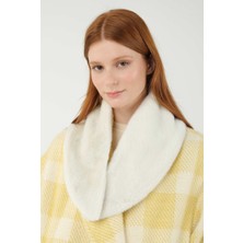 HE-QA Kürk Yaka Ekru