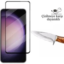 CepStok Samsung Galaxy S23 Fe Kırılmaz Cam 5d Tam Kaplayan 9h Temperli Ekran Koruyucu