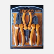 Ingco 3lü Set Pense Yan Keski Kargaburun HKPS08311