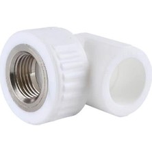 Kalde Pprc Iç Dişli (Dişi)  Plastik Dirsek - Polipropilen Pipe Fittings  - 20-1/2"  - 1 Adet