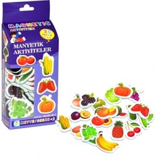 Laço Oyuncakstatıon 30 Parça Manyetik Meyve ve Sebzeler