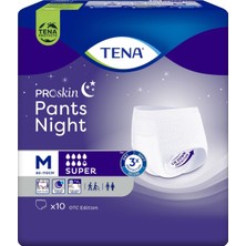 Tena Proskin Pants Night Medium Orta Beden Gece Için Süper Emici Külot 10 Lu Paket