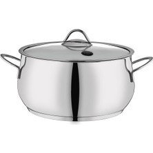 Taç Bengü Indüksiyon Tabanlı Derin Çelik Tencere 22CM