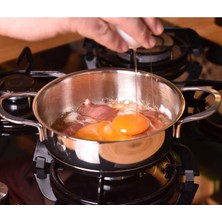 Bambum Daphne - Çelik Tencere Sığ 14X5 cm B3057 Daphne Çelik Tencere Sığ