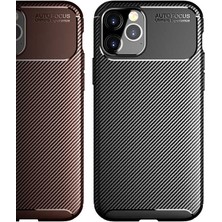 Ezotech  iPhone 12 Pro - Uyumlu Negro Silikon Kapak-Siyah