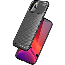 Ezotech  iPhone 12 Pro - Uyumlu Negro Silikon Kapak-Siyah