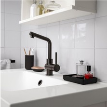 Ikea Skogsviken Banyo Tepsisi, Siyah