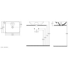 Isvea Sistemay Tezgah Üstü Lavabo 52 cm