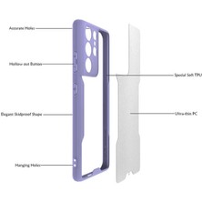 Ezotech  Galaxy S21 Ultra Uyumlu Parfe Kapak-Sarı