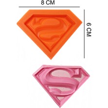 Butedo Superman Silikon Şeker Hamuru, Sabun, Mum Kalıp