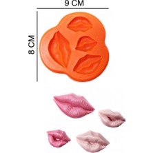 Butedo Dudaklar Silikon Şeker Hamuru, Sabun, Mum Kalıp