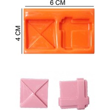 Butedo Mektup Hediye Silikon Şeker Hamuru, Sabun, Mum Kalıp