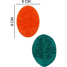 Butedo Ağaç Silikon Şeker Hamuru, Sabun, Mum Kalıp