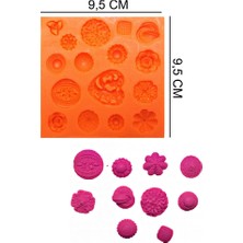 Butedo Figürler Silikon Şeker Hamuru, Sabun, Mum Kalıp