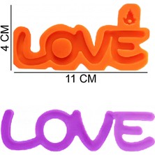 Butedo Love Silikon Şeker Hamuru, Sabun, Mum Kalıp