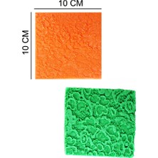 Butedo Desen Silikon Şeker Hamuru, Sabun, Mum Kalıp