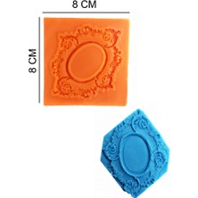 Butedo Çerçeve Silikon Şeker Hamuru, Sabun, Mum Kalıp