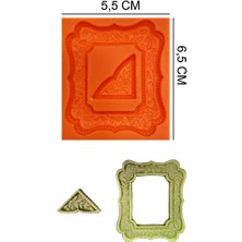 Butedo Çerçeve Silikon Şeker Hamuru, Sabun, Mum Kalıp