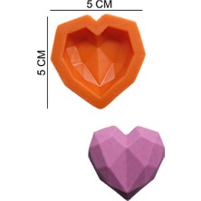 Butedo Kalp Silikon Şeker Hamuru, Sabun, Mum Kalıp