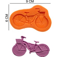 Butedo Bisiklet Silikon Şeker Hamuru, Sabun, Mum Kalıp