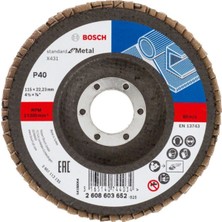 Bosch - 115 mm 120 Kum X431 Alox Flap Disk