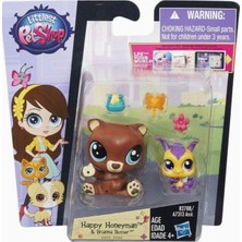 Littlest Pet Shop Miniş ve Yavrusu Happy Honeyman,brianna Buzzer Minişler Pet Shop Orijinal Minişle