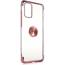 Galaxy S20 Plus Uyumlu Ezsp Gess Silikon-Rose Gold