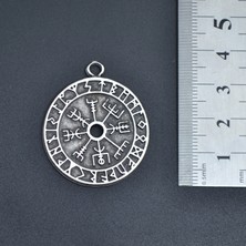 3'lü Viking Pusula Tılsım Kutup Yıldızlı Pusula Erkek Kadın Kolye Seti - Kod:1142