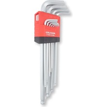 Ceta Form 1,5 - 10 mm Topbaşlı Uzun Allen Takımı 9 Parça LT/900