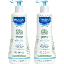 Mustela Gentle Cleansing Gel Yenidoğan Şampuanı 500 ml x 2 Adet