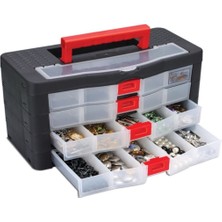 Super-Bag 4'lü Organizerli Çekmece Kutu - ASR2058