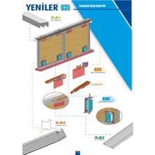 Yeniler TC-035-Ç Çift Yavaşlatıcı Sürgü Mekanizması