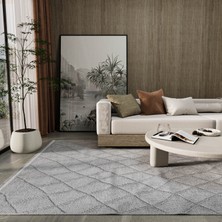 Cool Halı Newyork 3111 Gri Yumuşak Tuşeli Halı Kilim Salon Koridor Kesme Yolluk Dokuma Makine Halısı