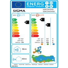 Sigma Comfort SGM12INVDHD1 A++ 12000 BTU Inverter Duvar Tipi Klima