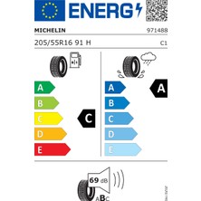 Michelin 205/55 R16 91H Primacy 4+ Oto Yaz Lastiği (Üretim Yılı: 2024)