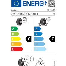 Aptany 225/65 R16C 112/110R Rc513 Hafif Ticari 4 Mevsim Lastiği (Üretim Yılı: 2023 )