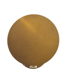 Pars 240X240 mm (Yuvarlak Model) Gold Pei Kaplı Özel Yay Çeliği Tabla Magnetli