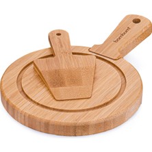 Bambum Rokfor 2 Parça Peynir Servis Seti Yuvarlak