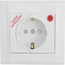 Makel Defne Serisi Beyaz Şok Korumalı Sıva Altı Topraklı Priz