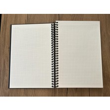 Papirüs Sert Kapak A5 Boy 17X24 Telli Defter 100 Yp Kareli